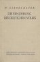 Die Ernahrung des Deutschen Volkes Антикварное издание Сохранность: Хорошая Издательства: Arbeitsgemeinschaft Medizinischer Verlage G M B H , Verlag von Theodor Steinkopff, 1947 г Твердый переплет, 732 стр инфо 8779g.
